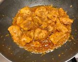 A picture of step 2 of Chicken yogurt curry.