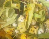 A picture of step 2 of Bottlegourd Sesame chutney.