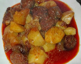 Foto del paso 2 de la receta: Patatas al estilo riojano con chorizo de jabalí en la olla GM g