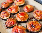 Une image de l'étape 3 de Aubergines Tranchées Grillées au Fromage.