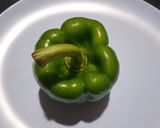 A picture of step 2 of Capsicum Tikki Chaat.