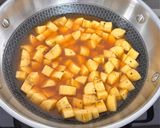 A picture of step 3 of Pazham Kalan-Kerala Ripe Banana Curry (with Phulka) -Sadya Special.