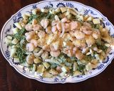 A picture of step 5 of California Farm Celeriac with Shrimp Pasta.