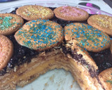 Foto del paso 2 de la receta: Tarta de galletas, flan y chocolate🍫