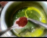 A picture of step 8 of Palak soup.