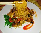 Foto langkah ke 3 dari resep #spageti instan dage picung.