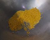 A picture of step 2 of Moong Dal with Pointed Gourd /Mugeswari Potol.