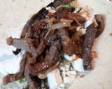 A picture of step 5 of Onions, Beef, and Tortillas.