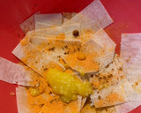 A picture of step 5 of Spring Roll Wrapper chips.