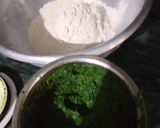 A picture of step 2 of Bathua Paratha.