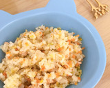 Hình bước làm 5 của món Ăn dặm: risotto cá hồi
