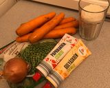 Hamis “rizseshús” - vegetáriánus 🥕🧅 recept fázis 1 fotója