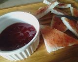 A picture of step 5 of Strawberry jam without preservatives.