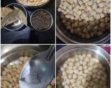 A picture of step 1 of Chola dum biryani.