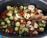 A picture of step 5 of One Pot Vegetables.