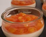 A picture of step 7 of Peach Panna Cotta.
