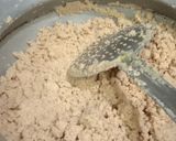 A picture of step 2 of Wheat flour and Rawa ladoo.