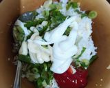 Foto langkah ke 2 dari resep Nasi Panggang Mayonnaise.
