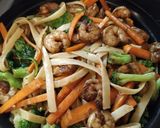 A picture of step 10 of Thai Linguine Stir Fry.