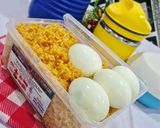 A picture of step 5 of Kids Jollof Rice and Boiled Egg.
