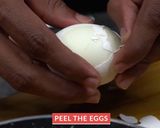 A picture of step 2 of Egg Kheema Masala.