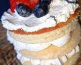 Foto del paso 11 de la receta: Bizcochito genovés relleno de nata