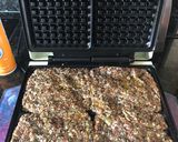 A picture of step 4 of Flex seed waffle.