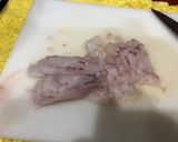 Foto del paso 2 de la receta Calamares rellenos de rape y gambas