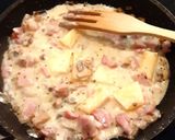 Une image de l'étape 3 de Champignons farcis au Comté, jambon et lardons grillés.