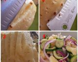 A picture of step 1 of Pineapple Salad (best served with tomato rice).