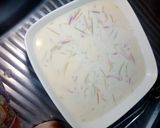 A picture of step 8 of Colored Vermicelli Custard With Banana Jelly Flavor.
