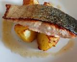 Pan fried salmon on an open jacket with dill and butter recipe step 3 photo