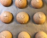 A picture of step 7 of Chewy orange and tahini cookies - vegan.