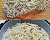 Foto del paso 4 de la receta: Noodels con pollo, mango y avellanas
