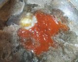 A picture of step 2 of Batch 89 Peppered Barbecue Sauce.