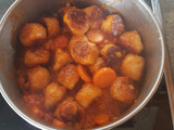 Guisado con albóndigas