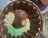 Foto langkah ke 8 dari resep Marmer Cake Pandan Cokelat.