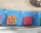A picture of step 1 of Dalgona Candy with Sugar Toppings.