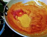 A picture of step 3 of Rajma curry (Kidney beans) and Rice.