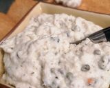 Une image de l'étape 4 de Rillette d'aile de raie au poivre vert.