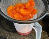 A picture of step 3 of Peach Simple Syrup:.