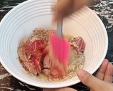 A picture of step 3 of Beef Shashlik🍢.