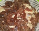 A picture of step 1 of Delicious Tikka boti.