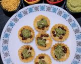 A picture of step 2 of Basket chaat.