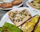 Foto del paso 5 de la receta: Emperador con salsa verde y verduras en airfryer