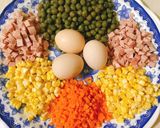Hình bước làm 1 của món Cơm chiên thập cẩm