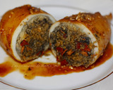 Foto del paso 5 de la receta: Pota rellena de cuscus con calamares en su tinta