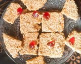 A picture of step 5 of Jaggery sesame chikki.
