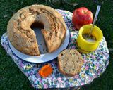 Foto del paso 4 de la receta: Budín integral de pera, manzana y canela💜