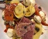 A picture of step 5 of Cold Tortellini Salad.